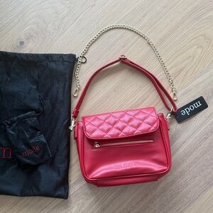Mode Red Quilted Shoulder / crossbody Bag - NWT